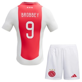 Ajax Brian Brobbey 9 Barn Hjemmedrakt 2024-25 Kortermet